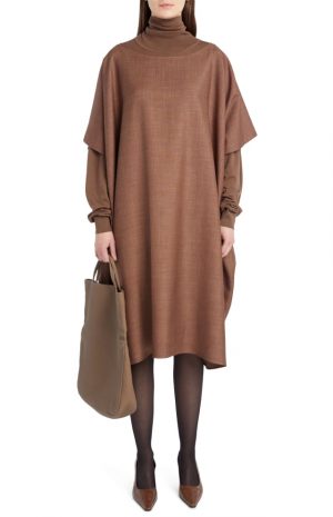 Janita Wool Blend Tunic Dress